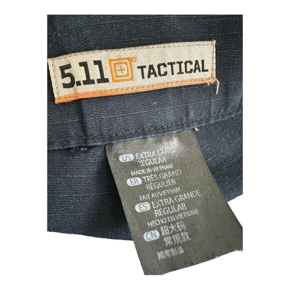 5.11 Tactical Series Extra Large Navy Blue Cargo pants Grip Cushioned Waist - Picture 5 of 10